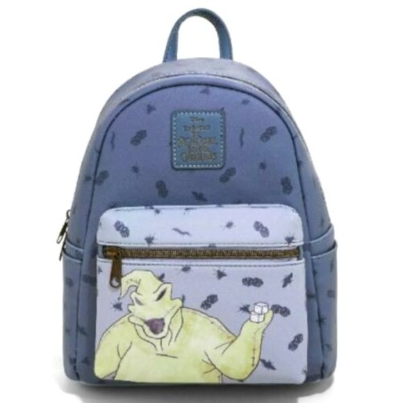 Loungefly Handbags - Loungefly Disney The Nightmare Before Christmas Oogie Boogie Grey Mini Backpack